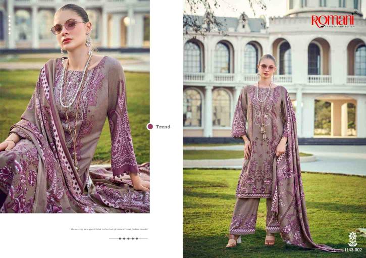 Romani Mahira Vol 8 Dress materials manufacturer in India - wholesale export